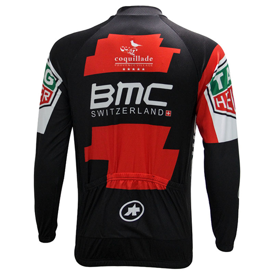 Abbigliamento BMC 2017 Manica Lunga e Pantaloncino Con Bretelle rosso e bianco - Clicca l'immagine per chiudere